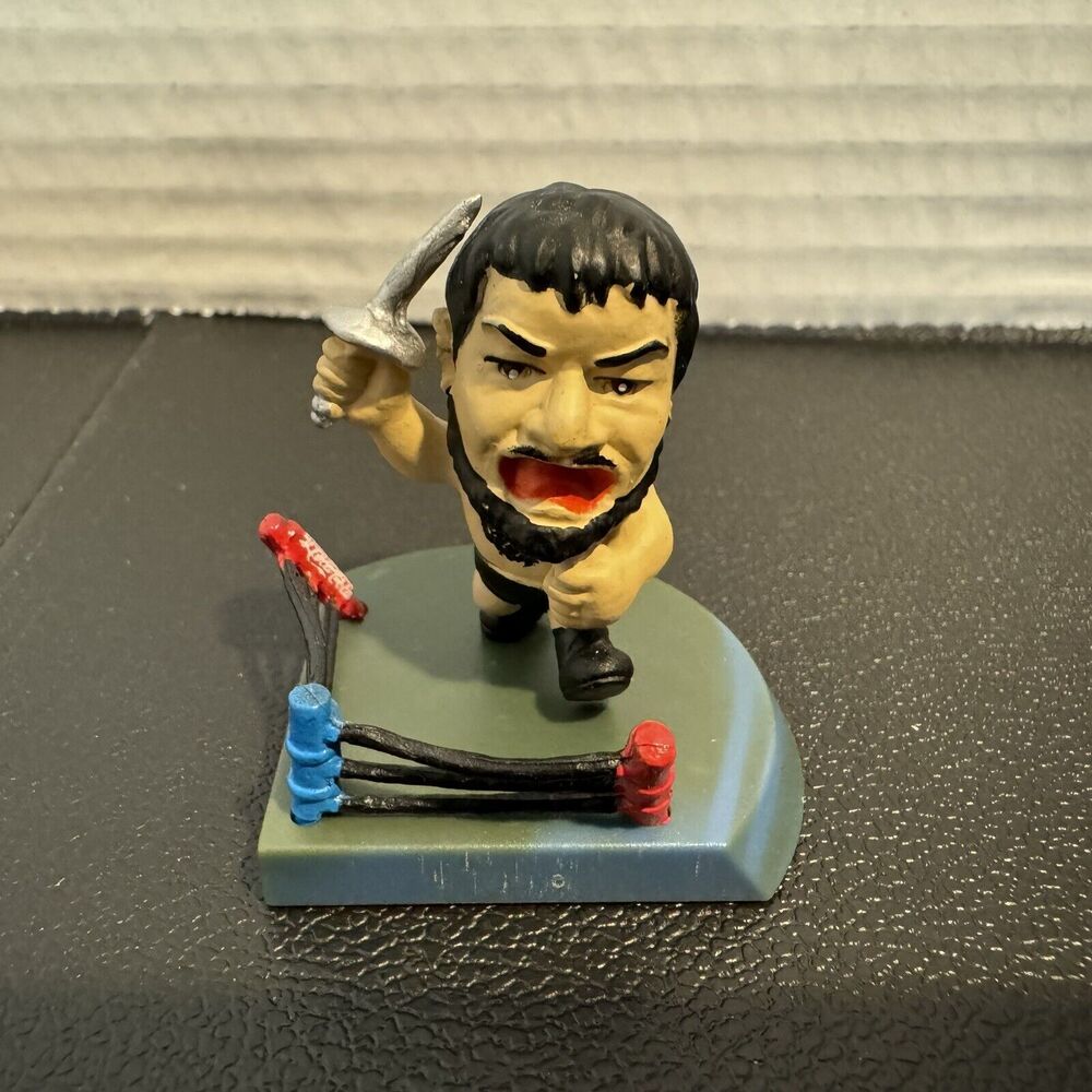 Tiger Jeet Singh Mini Figure Coca Cola Georgia Coffee AJPW Wrestling Japan 2004